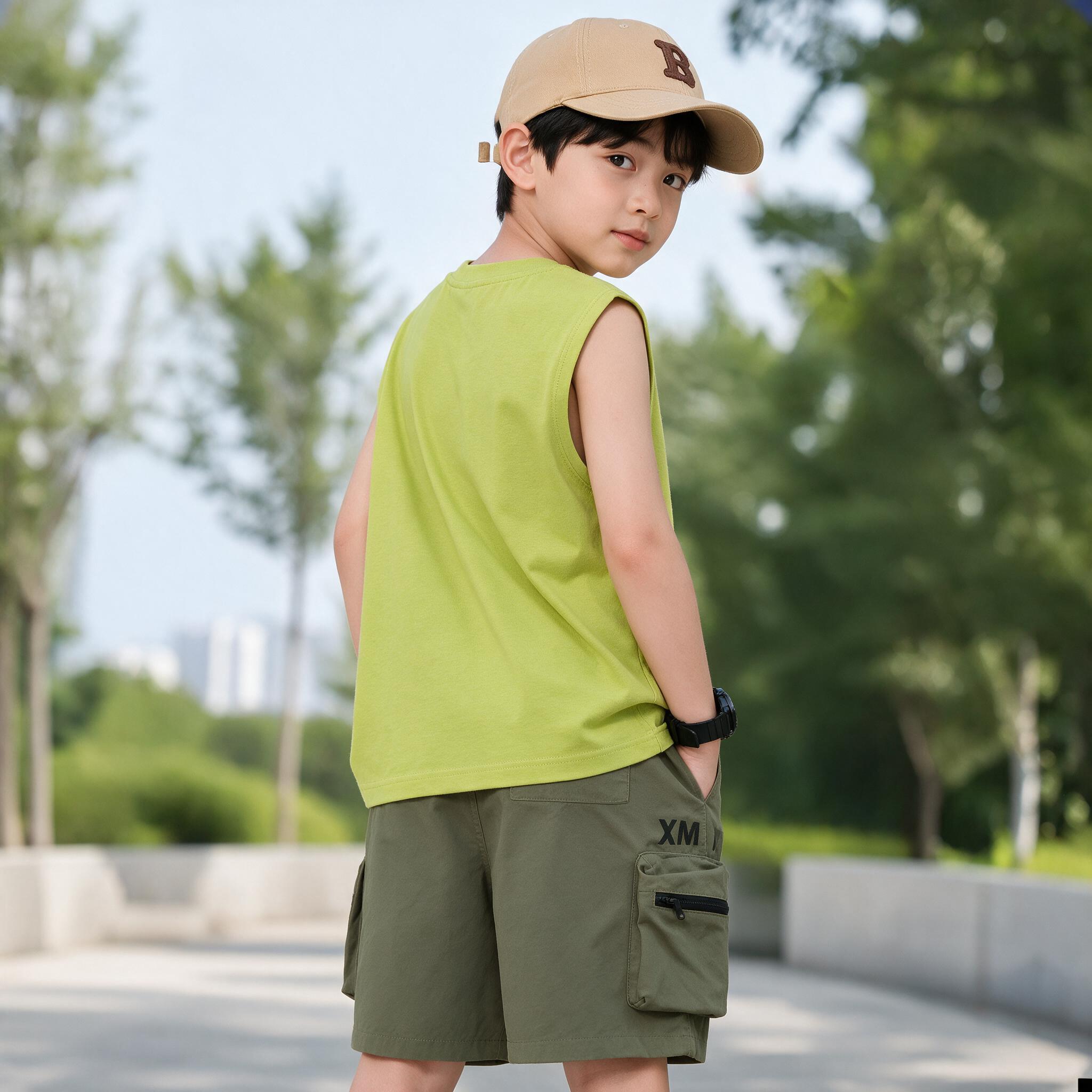 同一套服装生成的回身展示效果